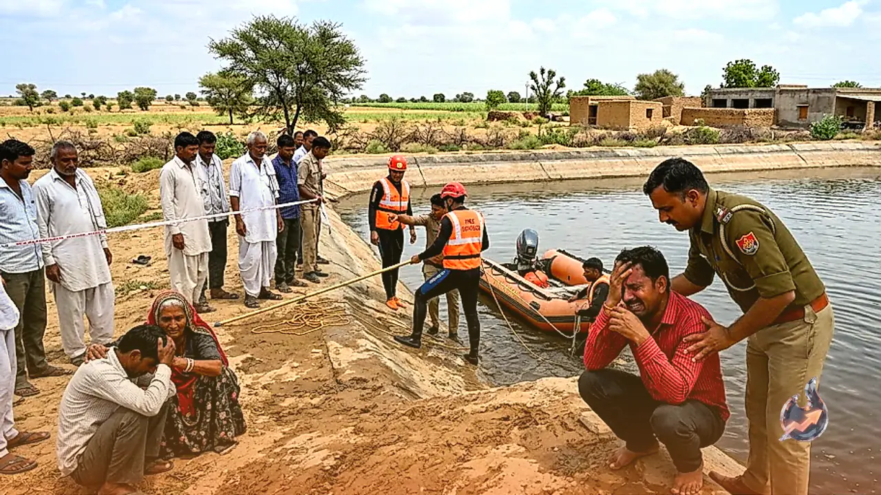 Three Brothers Drown in Bikaner Farm Reservoir Trying to Rescue Each Other