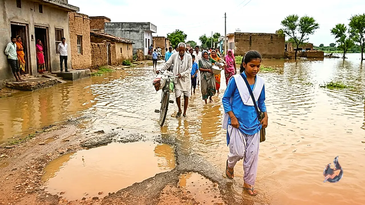 Dilapidated Road and Severe Waterlogging Disrupt Daily Life Across 50 Villages in Ghadi Lajja of Rajasthan