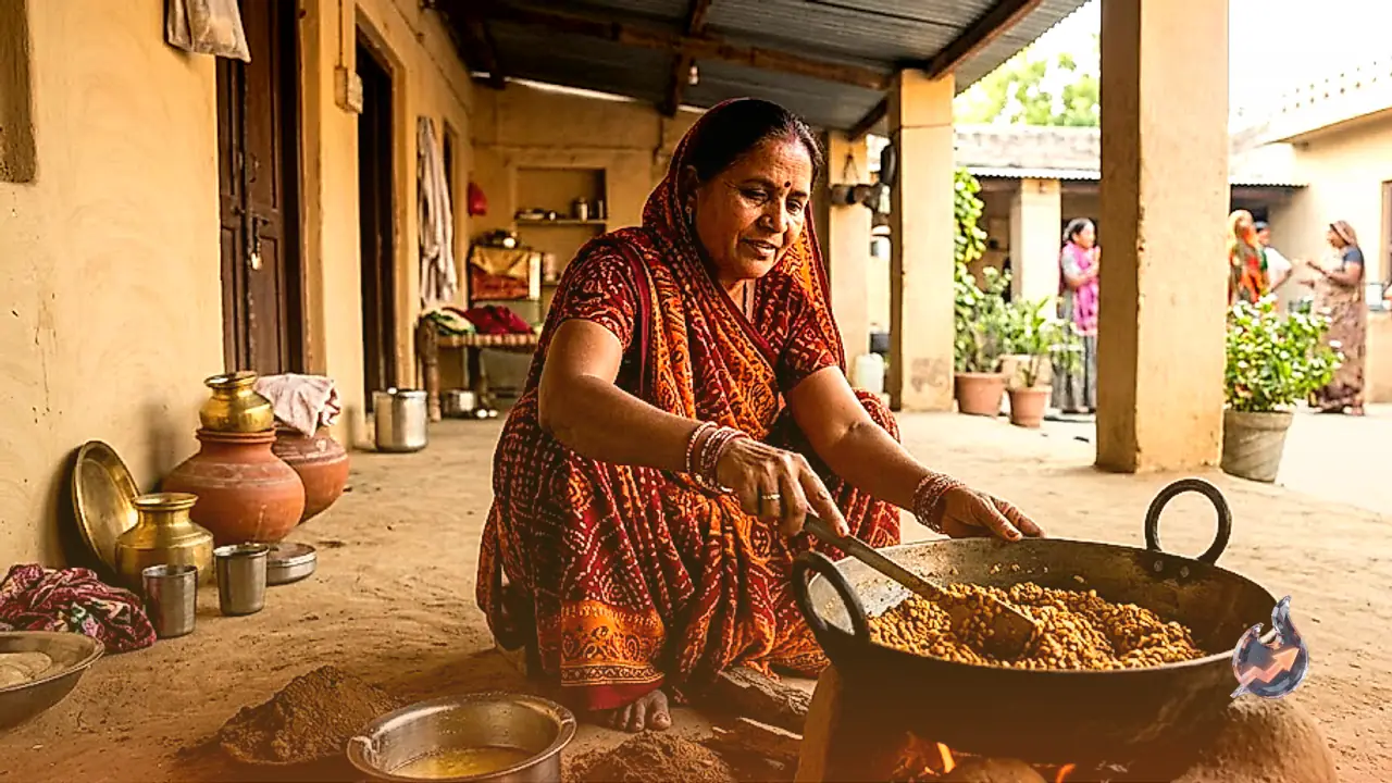 राजस्थान के जालोर में तीज पर मिट्टी की भट्टी में सिकती दाल से बनता है पारंपरिक सत्तू
