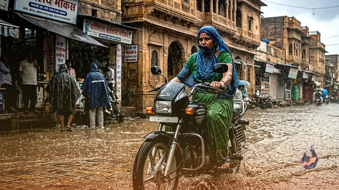 Stormy Spells and Heavy Rain Warning for Rajasthan on August 22 Before Widespread Dry Weather Returns from August 23