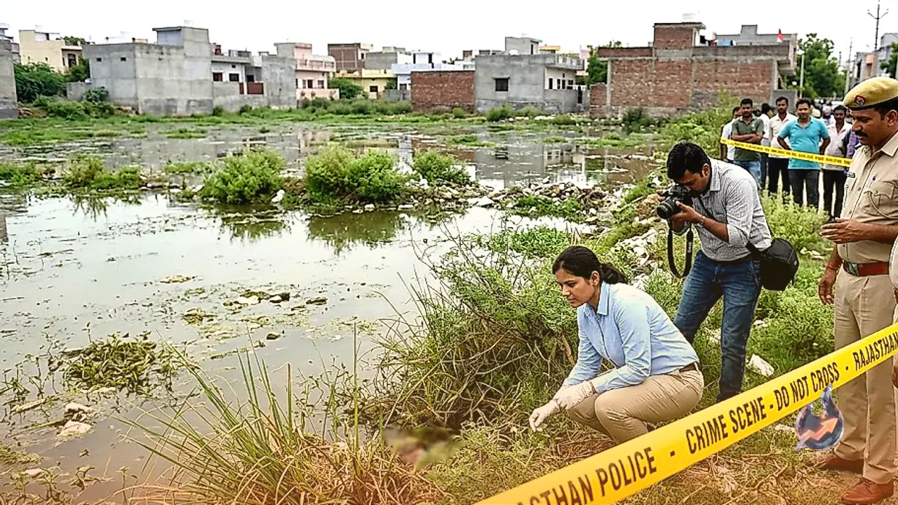Unidentified Woman's Body Found Floating in Waterlogged Vacant Plot in Kota, Identity Remains Mystery After Two Days