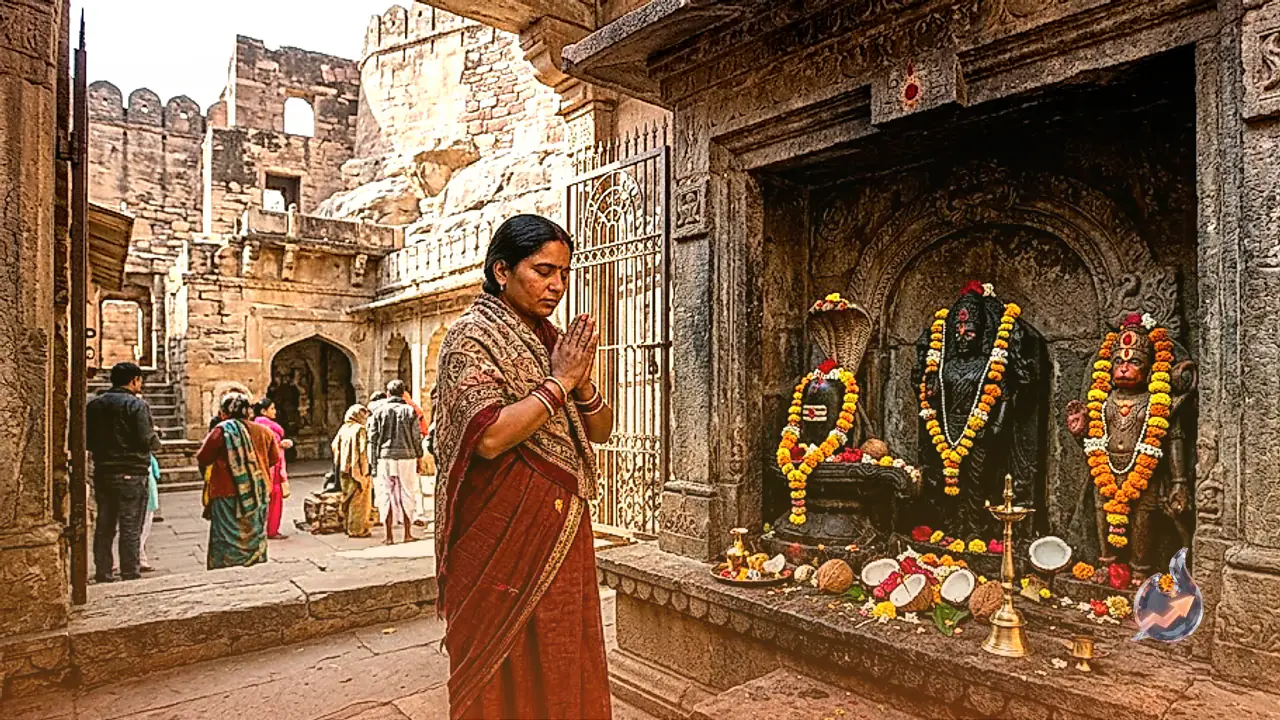 Historical Paani Darwaja Ruins in Pali Safeguard Rare Shrine of Shiva Shani and Hanuman