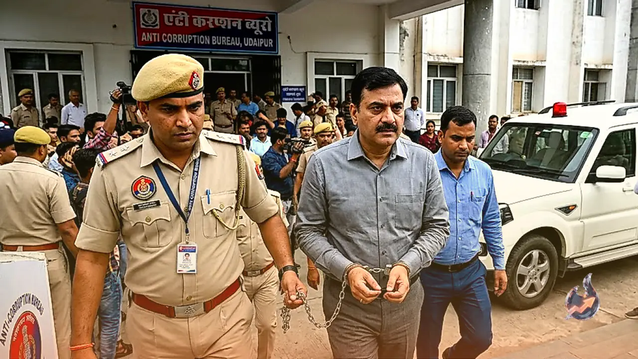 SOG ASP Mukesh Sony Arrested in Rajasthan Over Alleged Two Crore Bribe