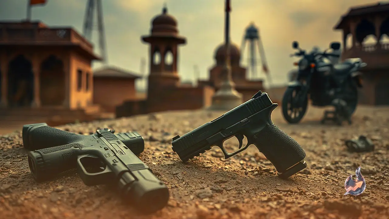 राजस्थान में एजीटीएफ का बड़ा एक्शन, लॉरेंस गैंग के दो शूटरों के विदेशी हथियार जमीन से बरामद
