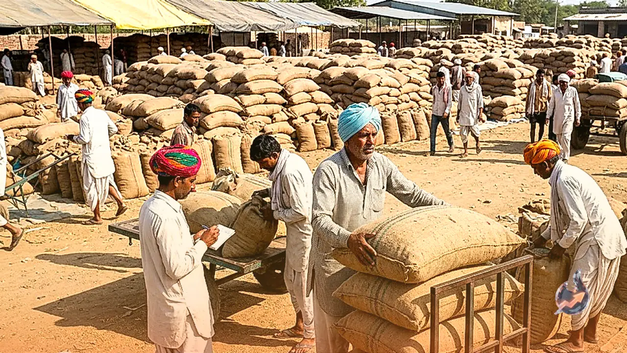 Record Bajra Arrivals Flood Rajasthan Markets as Khairthal Rates Reach 2200 Rupees