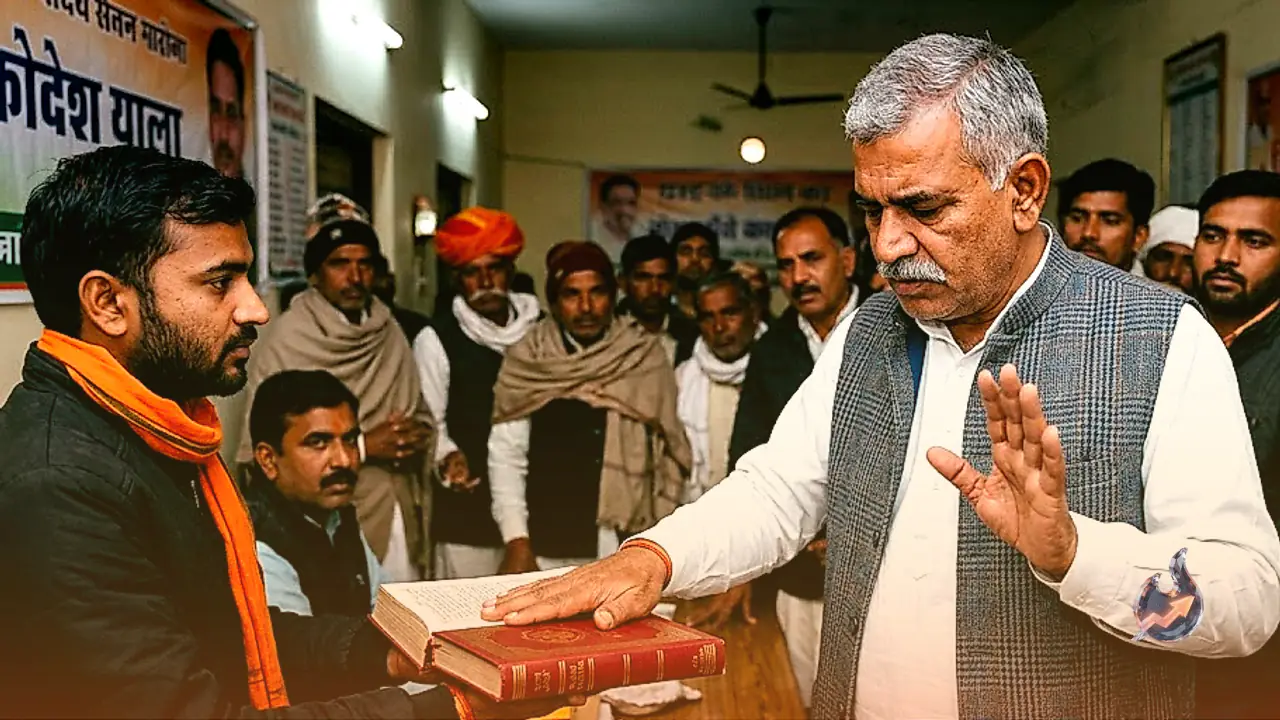 राजस्थान में चुनाव नतीजों के बाद वफादारी साबित करने की होड़, कहीं पवित्र ग्रंथ तो कहीं मंदिर में खाई गई कसम