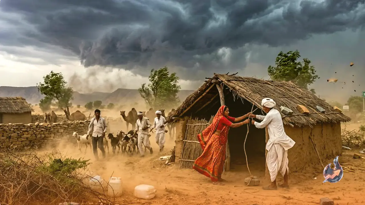 Rajasthan Braces for Fierce Storms as IMD Issues Orange Alert for Jaipur, Sikar and Dausa