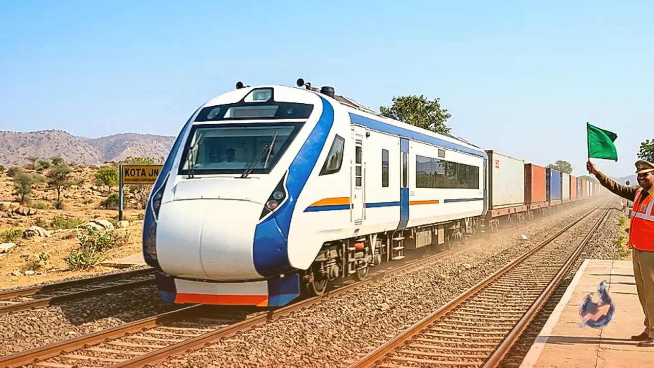First Vande Bharat Cargo Train Completes Trial in Rajasthan, Hits Top Speed of 145 km/h
