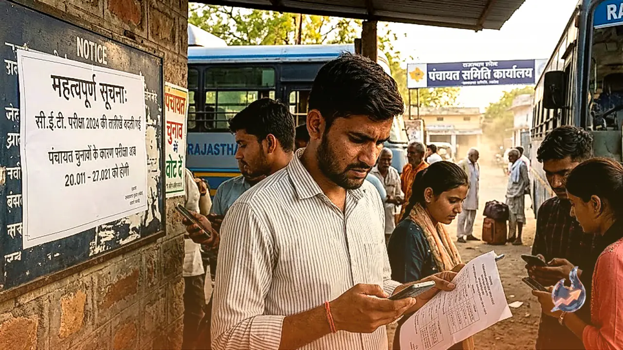 Rajasthan CET Dates Rescheduled Due to Panchayat Polls Affecting Over Thirty Lakh Candidates