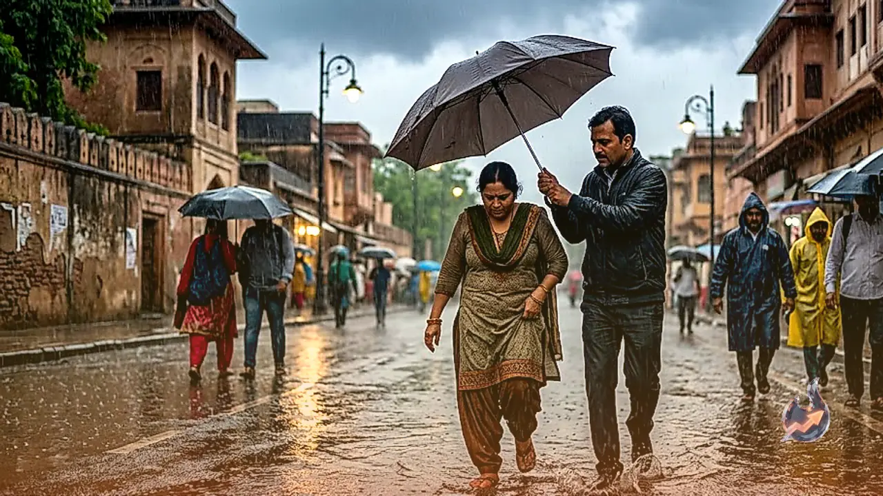 राजस्थान में फिर सक्रिय हुआ मानसून, 30 जुलाई और 2 अगस्त के मध्य कई संभागों में तेज वर्षा की चेतावनी