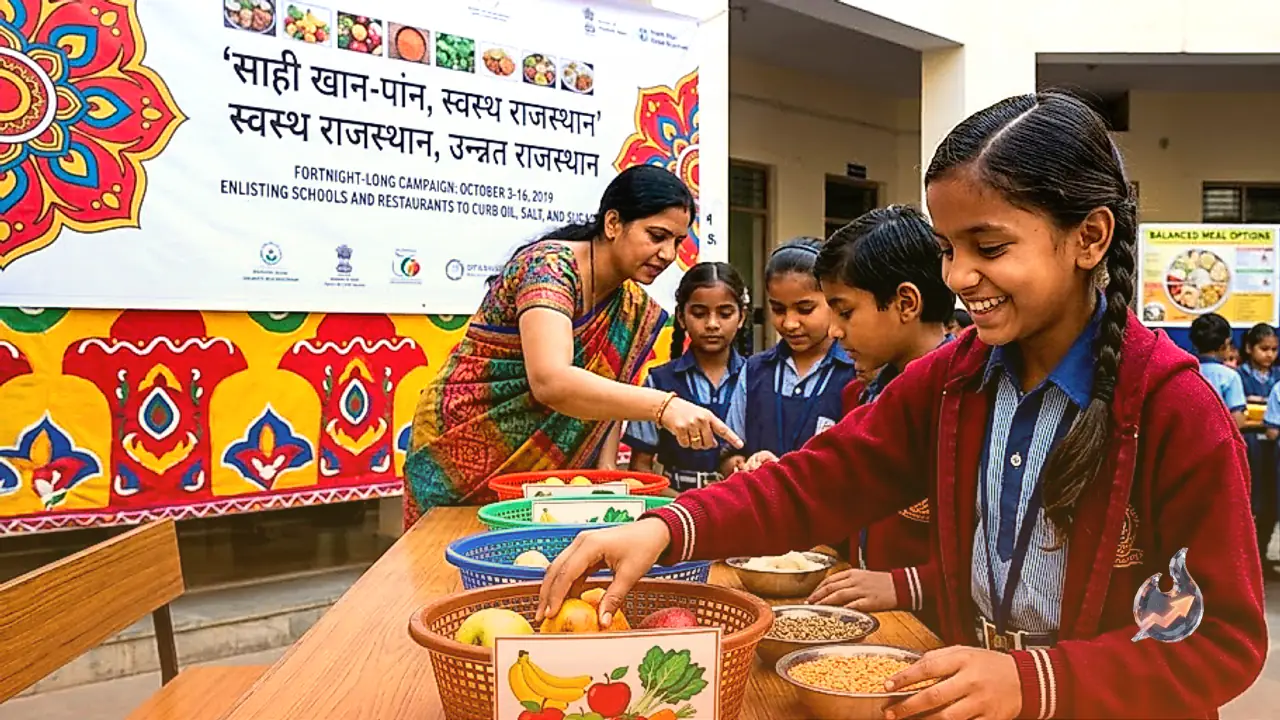 राजस्थान में स्वस्थ खान-पान के लिए विशेष मुहिम, स्कूलों से लेकर होटलों तक चलेगा दो हफ्ते का जनजागरण