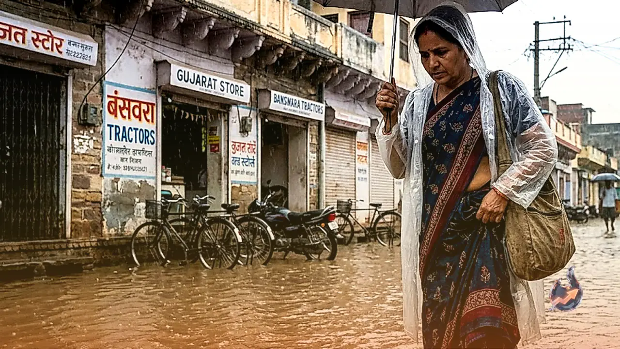 Monsoon Withdrawal Underway in Rajasthan as Heavy Downpours Hit Southern Belts