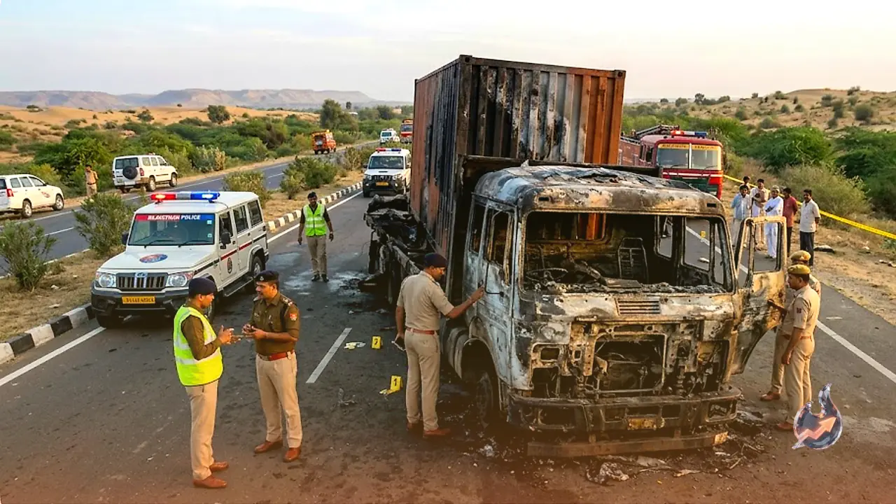 Rajasthan News: Junior Engineer trapped taking bribe in Jaipur, driver charred to death in Bikaner accident