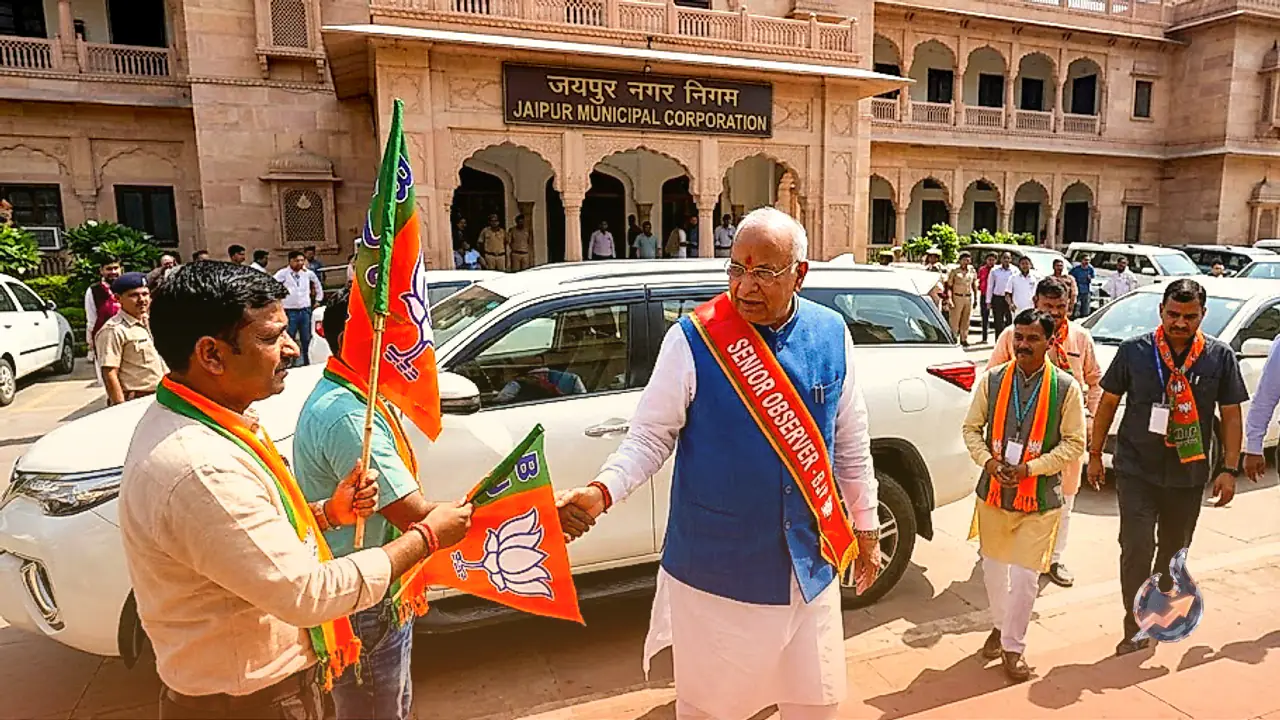 राजस्थान निकाय चुनाव 2026: बीजेपी ने कसी कमर, दस नगर निगमों के लिए वरिष्ठ पर्यवेक्षक तैनात