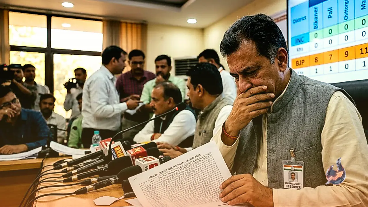 राजस्थान निकाय प्रमुख चुनाव में कांग्रेस को बड़ा झटका, 9 जिलों में नहीं बन सका एक भी बोर्ड