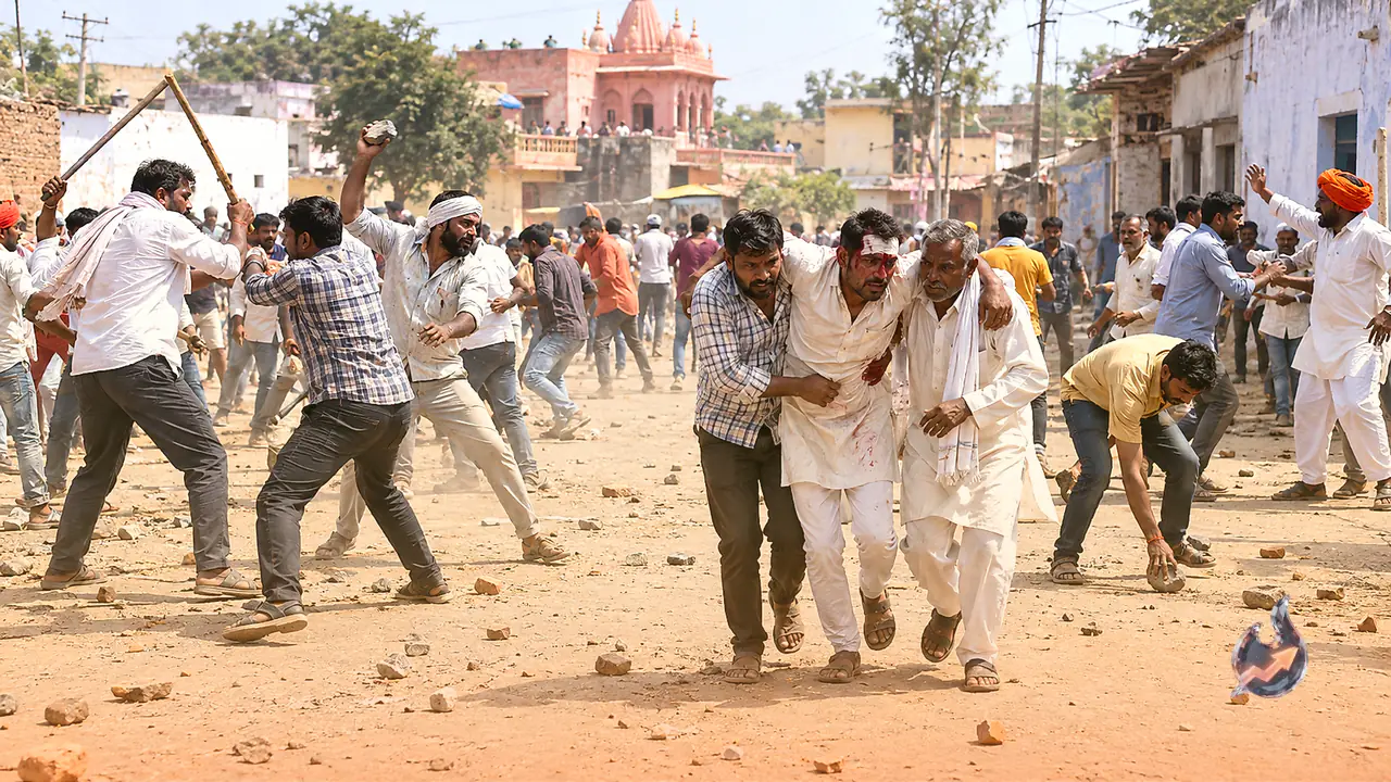 राजस्थान के डीग में पंचायत चुनाव के दौरान भड़की हिंसा, सरपंच प्रत्याशियों के गुटों में पथराव से कई घायल