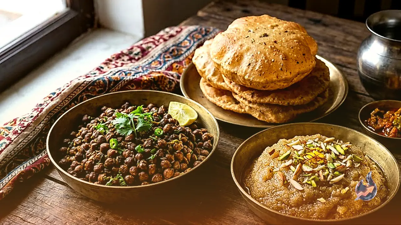 Rajasthani Breakfast Special: How to Make Traditional Kala Chana, Meethi Puri and Halwa at Home
