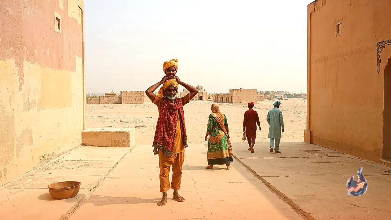 Rajasthani Tradition: Bikaner artists preserve culture by balancing 25kg turbans on their heads
