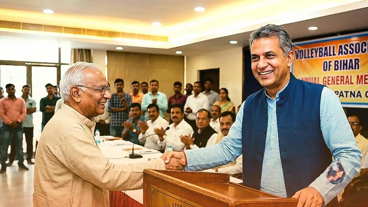 Rajiv Pratap Rudy Elected As New President Of Volleyball Association Of Bihar