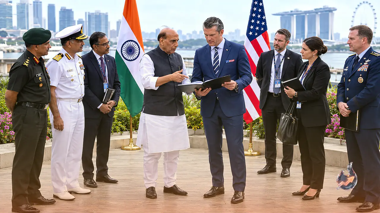 Rajnath Singh Meets US Secretary of War Pete Hegseth to Discuss Defense Cooperation and Technology