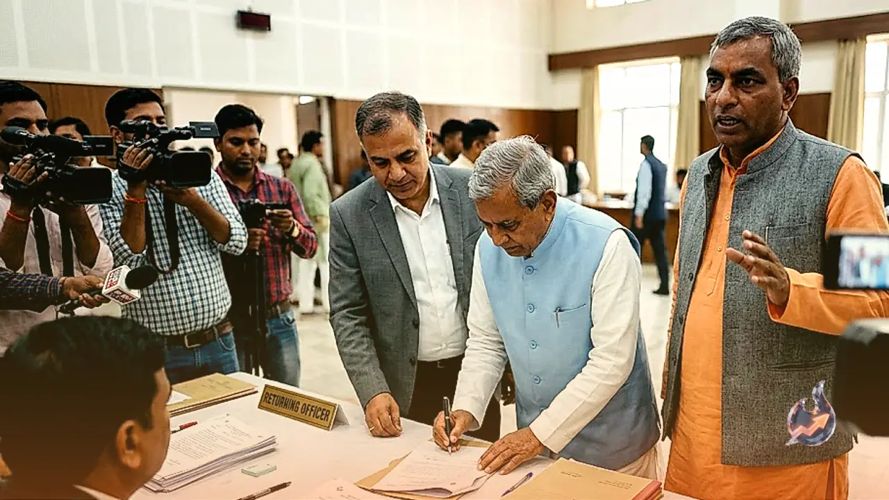 Rajya Sabha Polls: Ram Gopal Yadav and Dhanraj Nathwani File Nominations as Om Prakash Rajbhar Takes Dig at Samajwadi Party's PDA