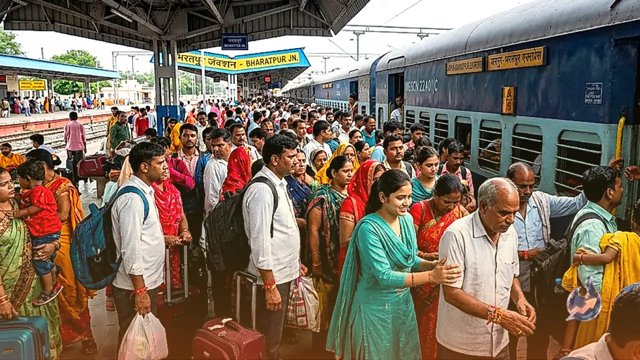 Raksha Bandhan Passenger Surge: Jaipur Bayana Express Extended Up to Bharatpur Till September 7