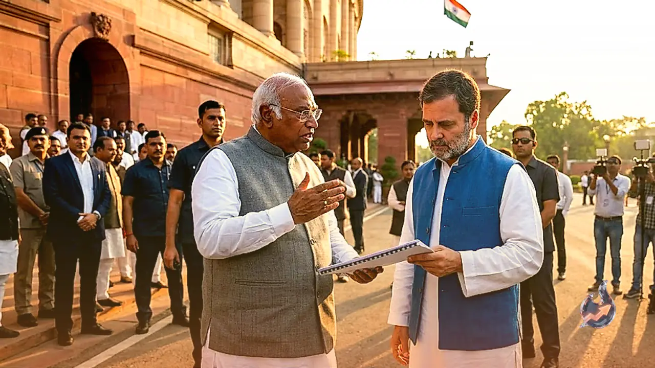 Kharge and Rahul Gandhi press PM Modi for independent probe into Ram temple donation theft