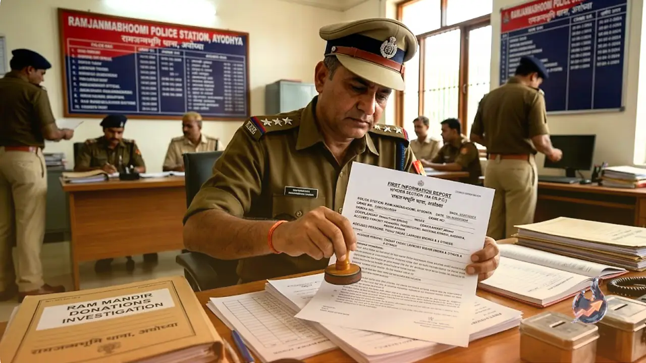 राम मंदिर के चढ़ावे में हेराफेरी पर बड़ी कार्रवाई, 8 नामजद आरोपियों के साथ FIR दर्ज