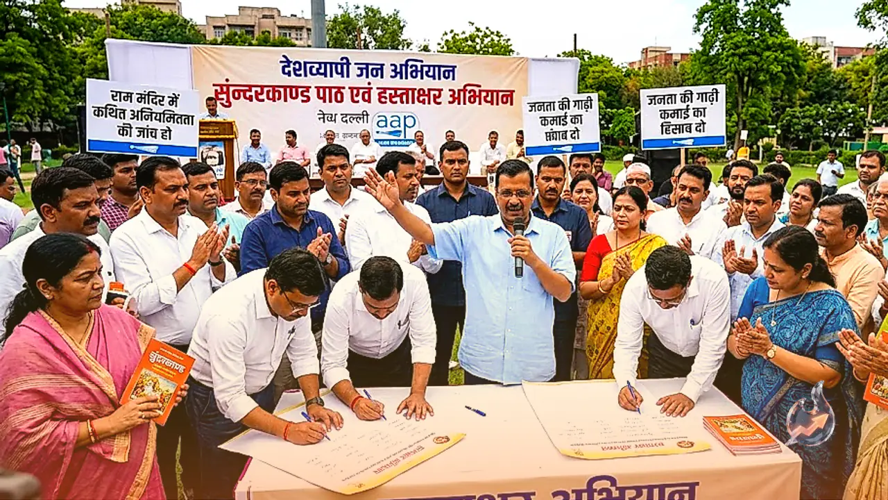 Arvind Kejriwal to Lead Nationwide Campaign Over Ram Mandir Allegations: Sundarkand Path and Signature Drive Announced