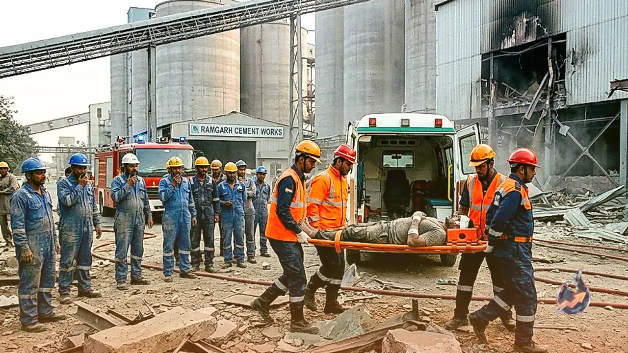 Three Engineers Killed and One Injured in Cement Factory Blast in Ramgarh