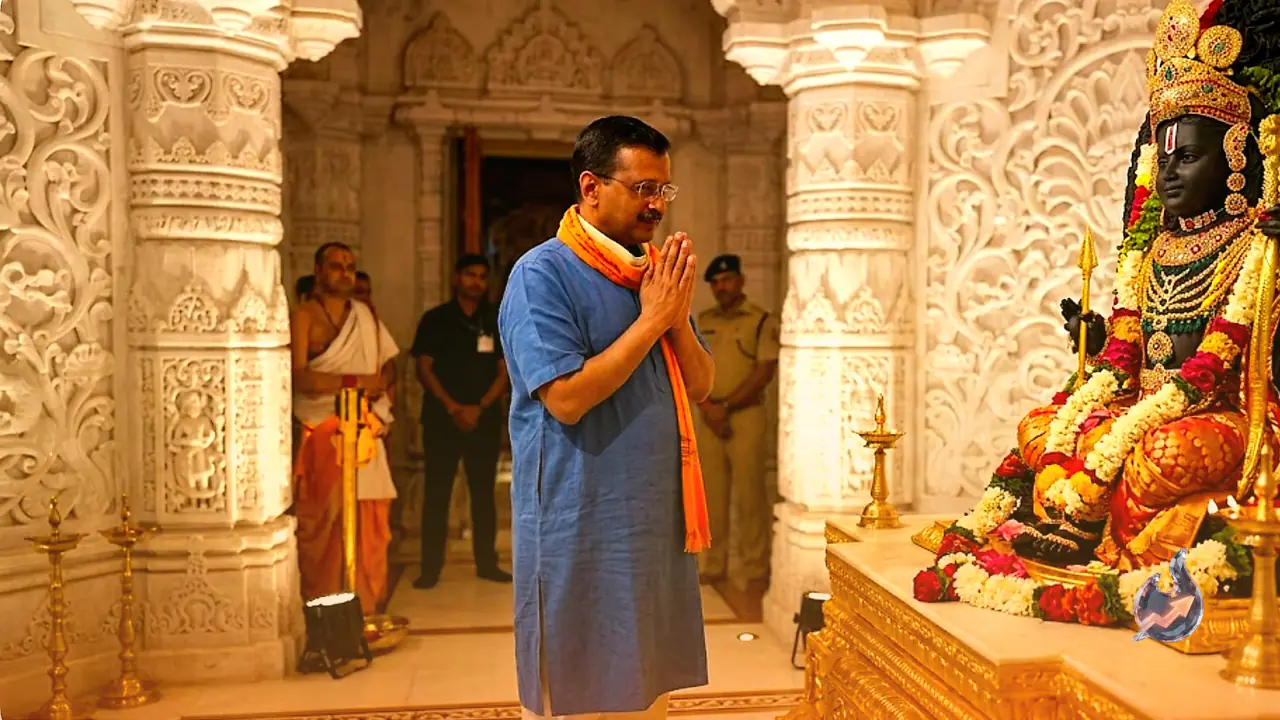 Kejriwal Moved by Darshan at Ram Mandir, Says Ram Lalla's Divine Radiance Is Impossible to Put into Words