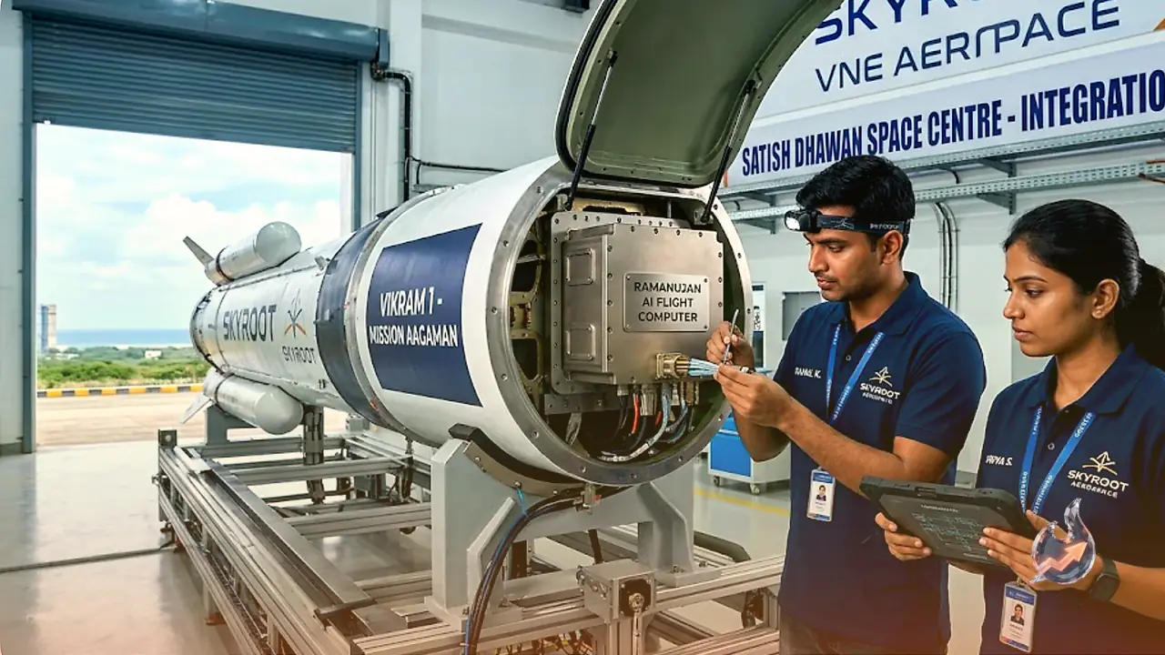 India's First Private Orbital Rocket Vikram 1 Gets Its Own AI Brain Named After Ramanujan