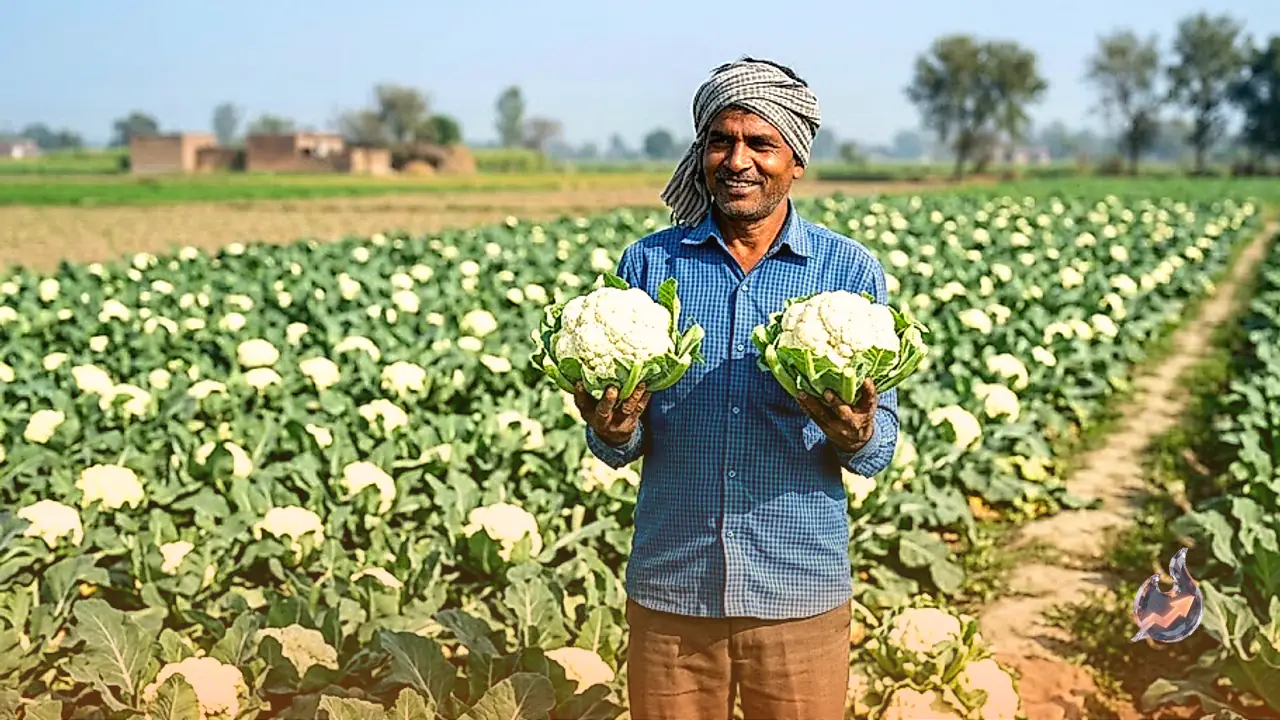 Rampur Farmer Vijay Pal Earns 150000 in 90 Days Growing Kaveri Cauliflower on 3 Bighas