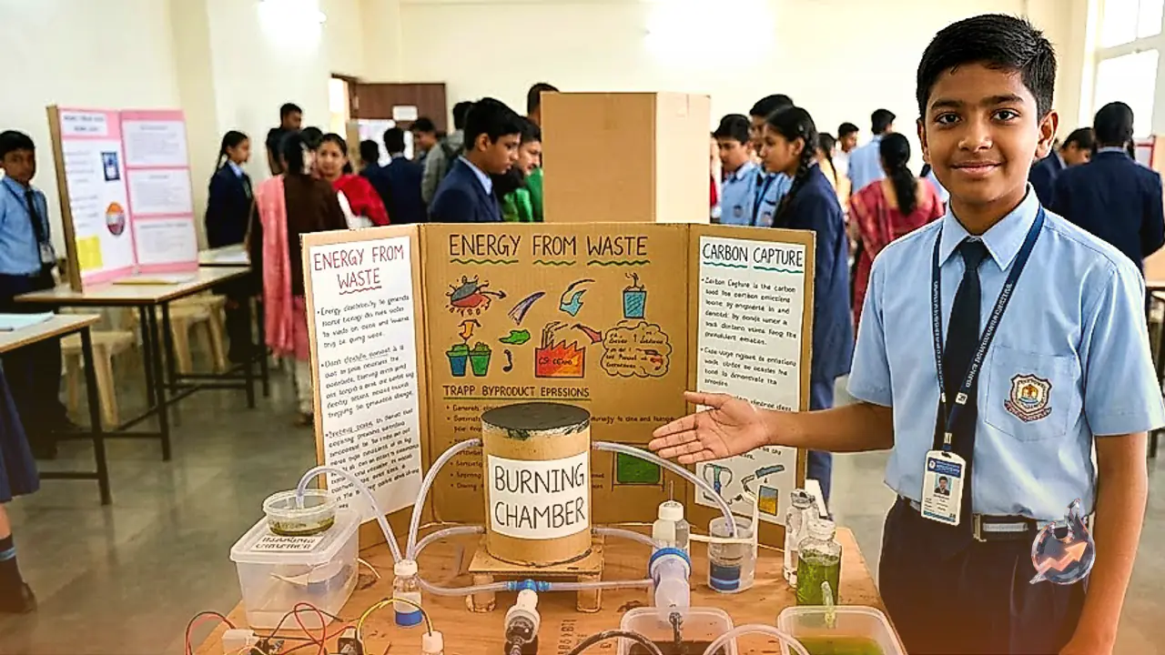 Ranchi Eighth Grader Abhishek Develops Unique Burning Chamber Model