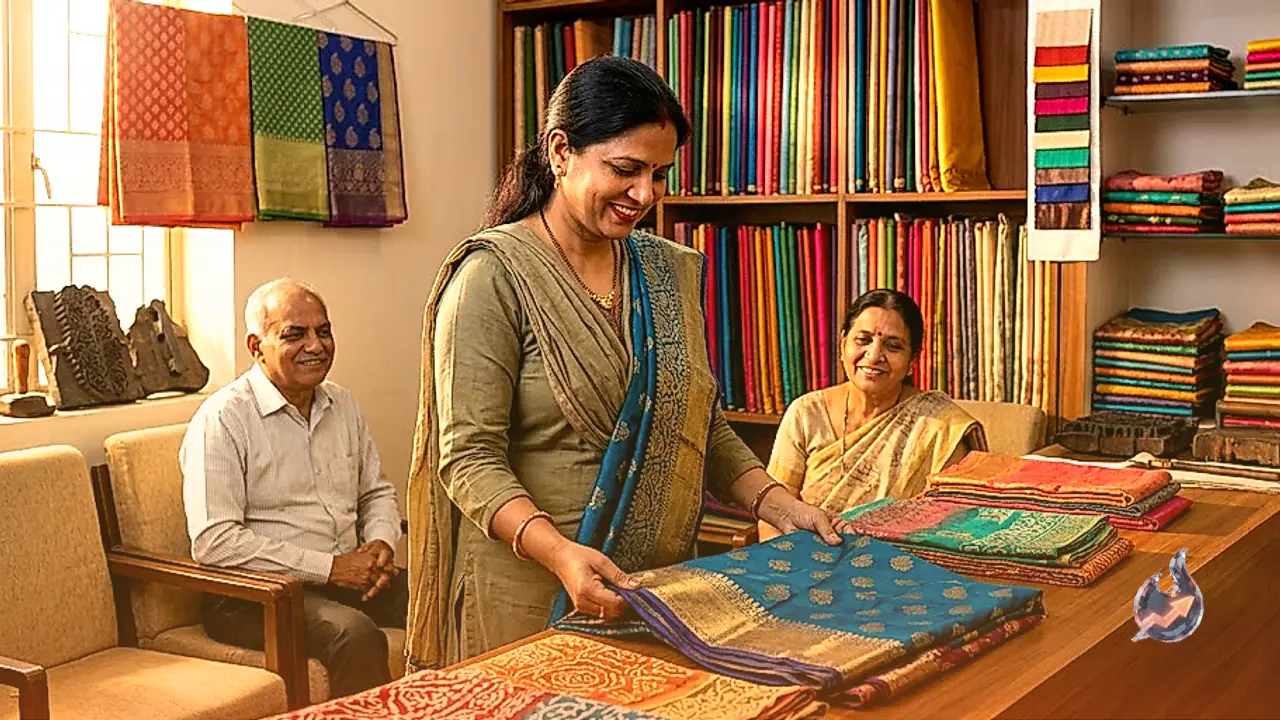 Encouraged By Her In-Laws, A 48-Year-Old Ranchi Homemaker Built A Lakh-Rupee Silk Brand