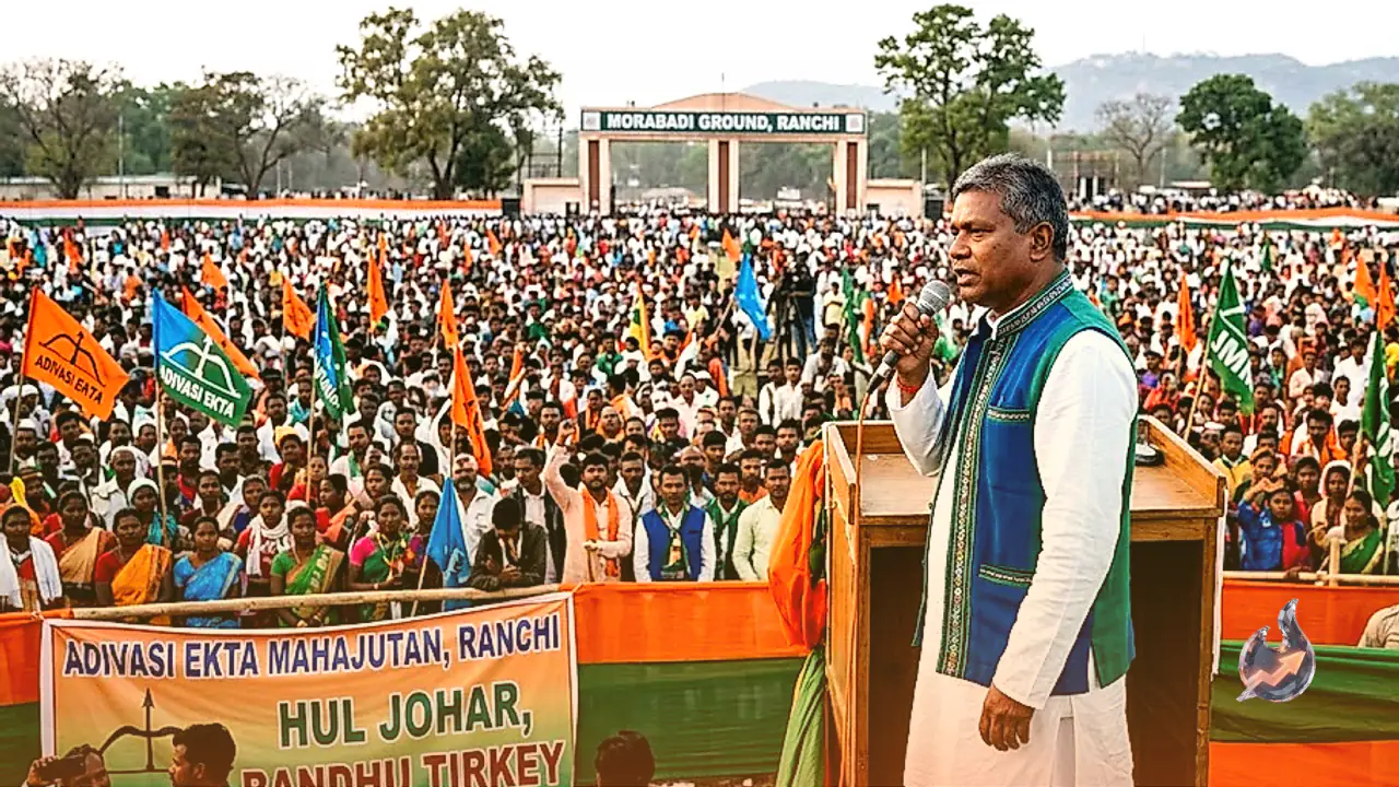 रांची में आदिवासी एकता महाजुटान की भारी भीड़ के बीच हेमंत सोरेन की दूरी ने बढ़ाई सियासी हलचल, बंधु तिर्की का शक्ति प्रदर्शन मजबूत