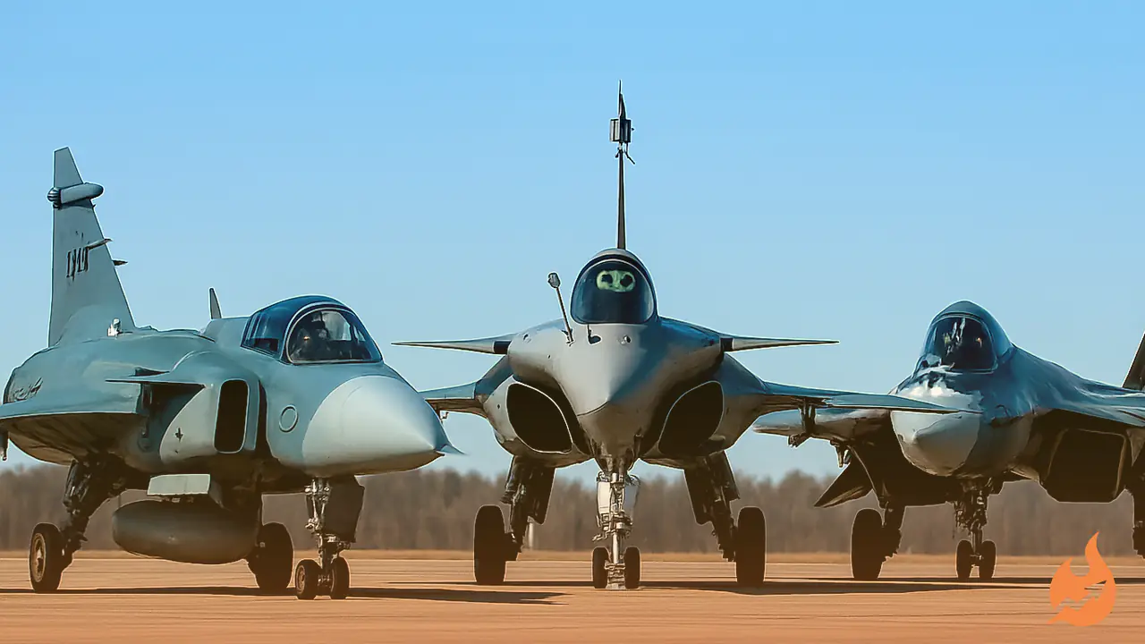 राफेल और Su-57 के मुकाबले मैदान में उतरा Gripen E: स्वीडन की Saab ने भारत को दिया फुल टेक्नोलॉजी ट्रांसफर का दांव, जानिए तीनों जेट की पूरी ताकत