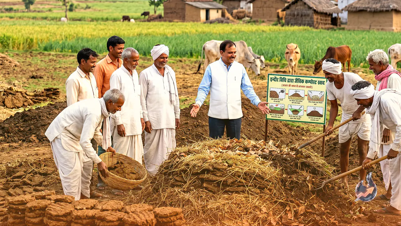 Cheaper Than DAP and NPK: How Chambal Farmers Can Make Free Desi Compost From Cow Dung Using the ‘Indore Method’