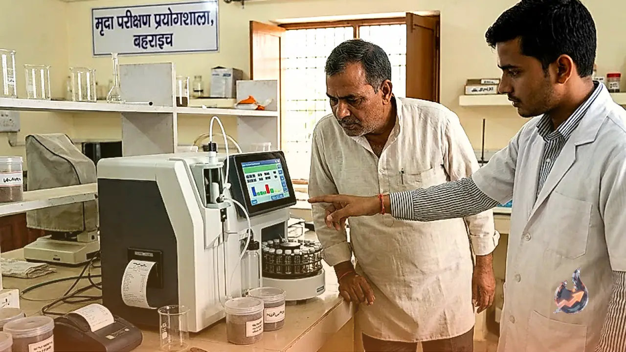 रासायनिक खाद पर फिजूल खर्च रोकेंगे बहराइच के किसान, आधुनिक मशीन से महज 7 से 11 मिनट में मिलेगी नाइट्रोजन की जांच रिपोर्ट