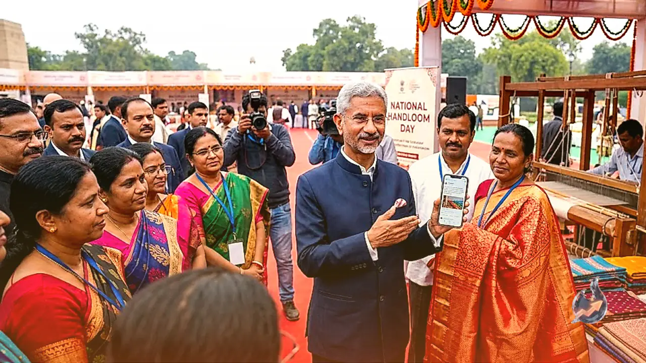 National Handloom Day Celebrations Gain Momentum as S. Jaishankar Urges Public Support on Social Media