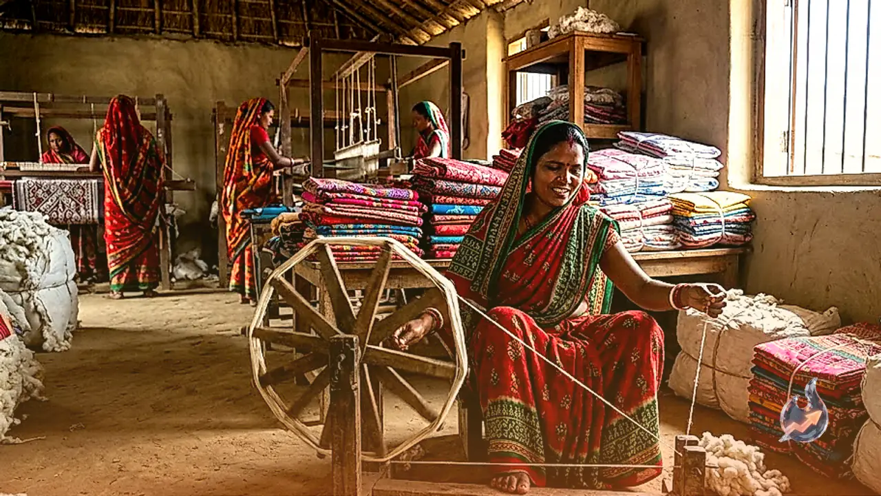 Tharu Women of West Champaran Lead Handloom Success as Textile Demand Reaches Delhi and Mumbai on National Handloom Day