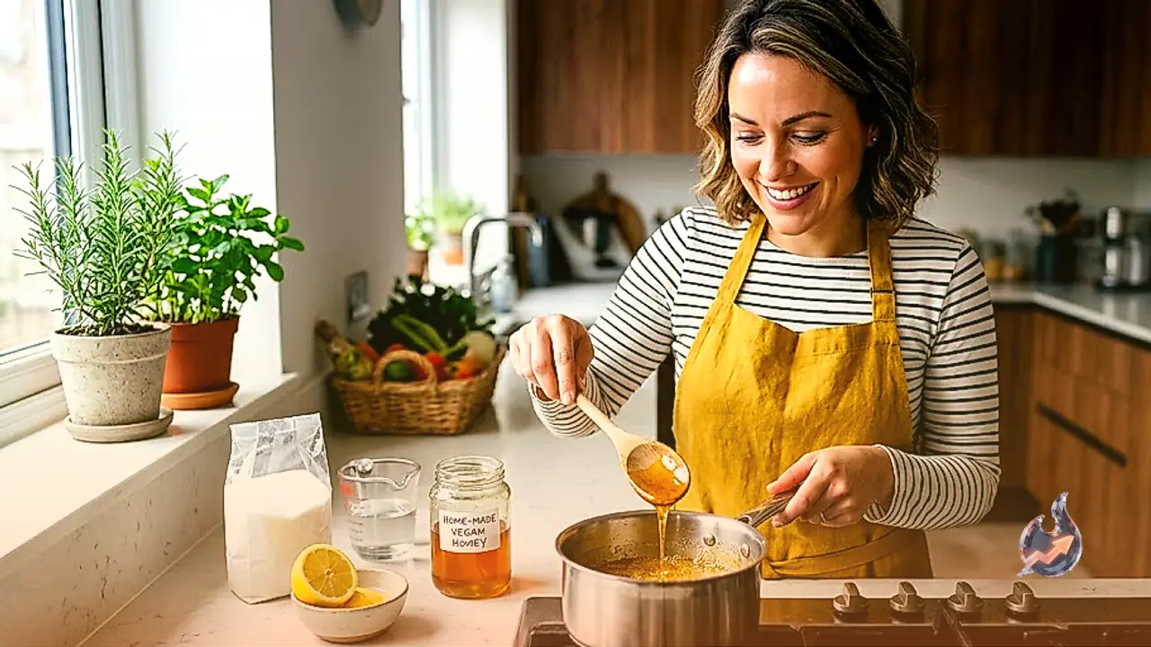 Make Thick Vegan Honey at Home Using 3 Everyday Kitchen Ingredients