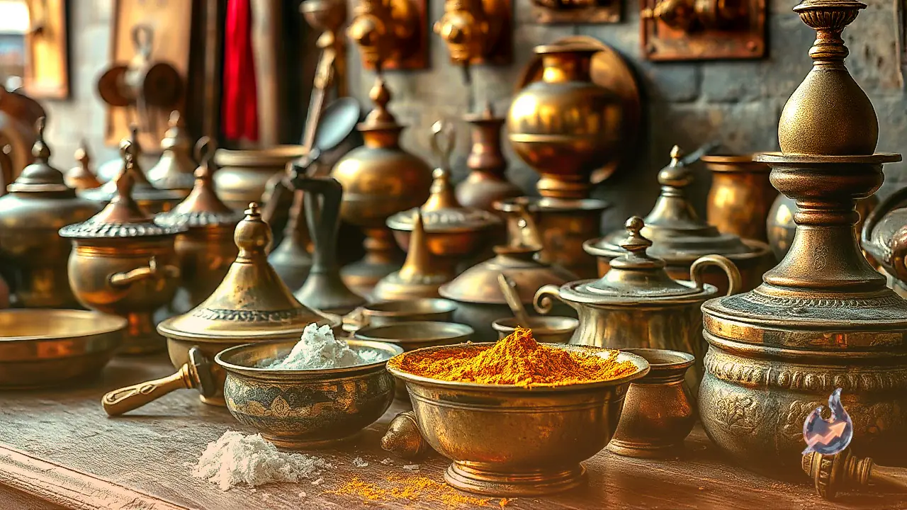 Three Kitchen Staples Can Bring Back the Shine on Tarnished Copper and Brass Puja Utensils
