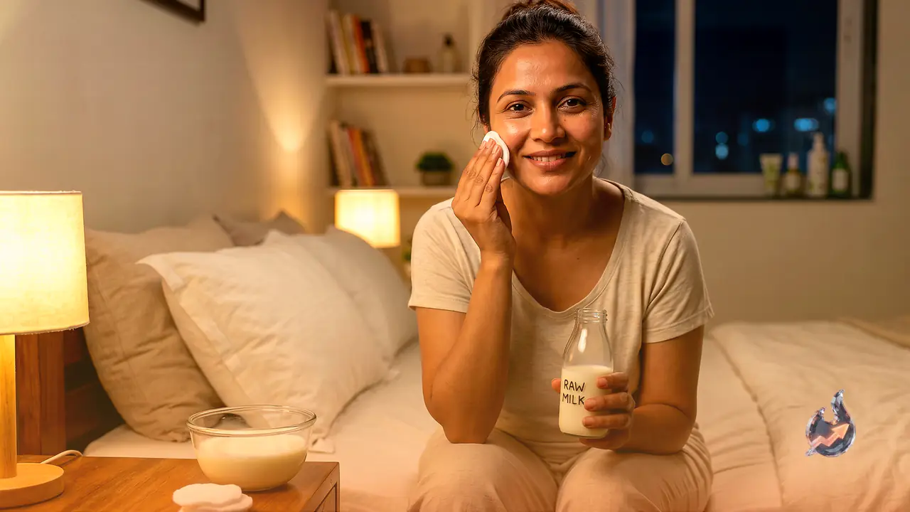 Skip the Salon: A Beauty Expert Explains How Raw Milk at Night Can Bring Back Your Skin's Natural Glow by Morning
