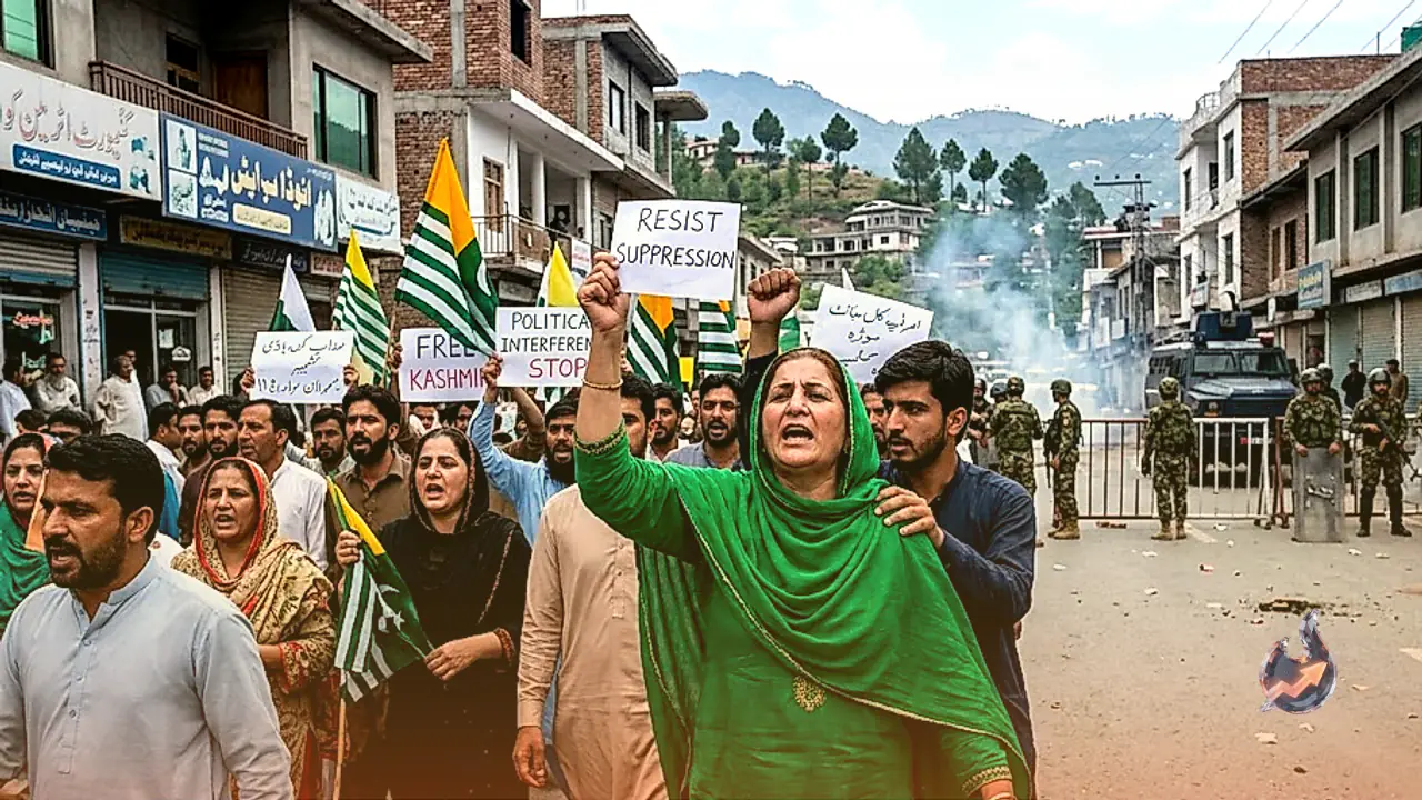 Protests Erupt in Pakistan-Administered Kashmir Amid Security Crackdown and Firing in Rawalakot