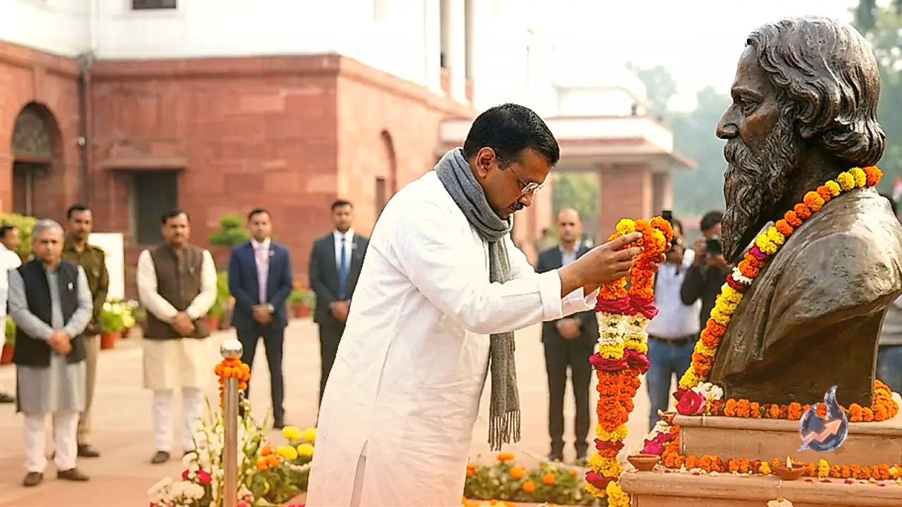 Arvind Kejriwal Pays Tribute to Rabindranath Tagore on Death Anniversary as Nation Remembers Nobel Laureate
