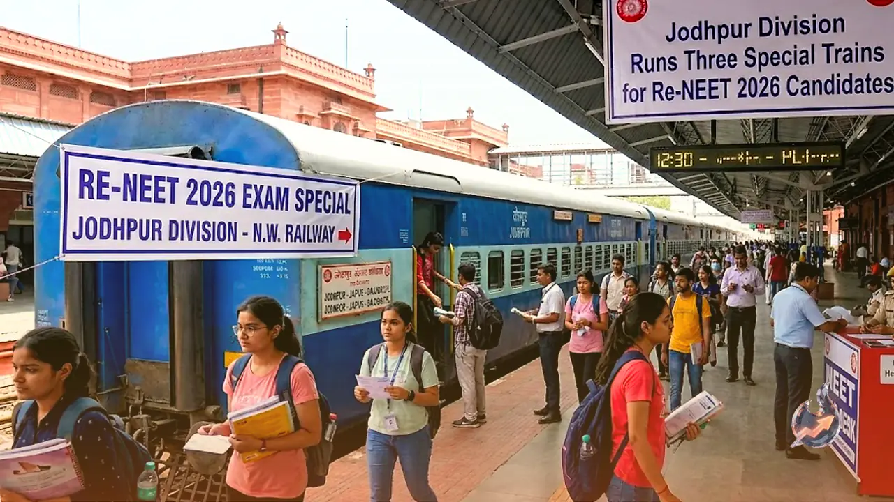 Re-NEET 2026: Jodhpur Division to Run Three Special Trains for Candidates, Check Routes and Schedule