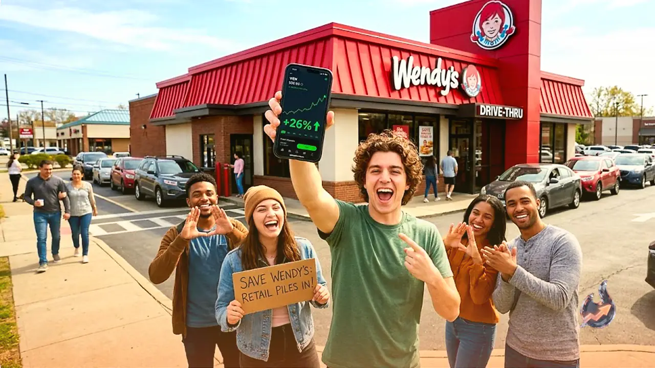 Reddit Traders Pile Into Wendy's, Sending the Burger Chain's Stock Up 26% in a Single Day