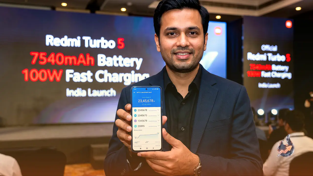 Redmi Turbo 5 Lands in India With a Massive 7540mAh Battery and a 23 Lakh Plus AnTuTu Score