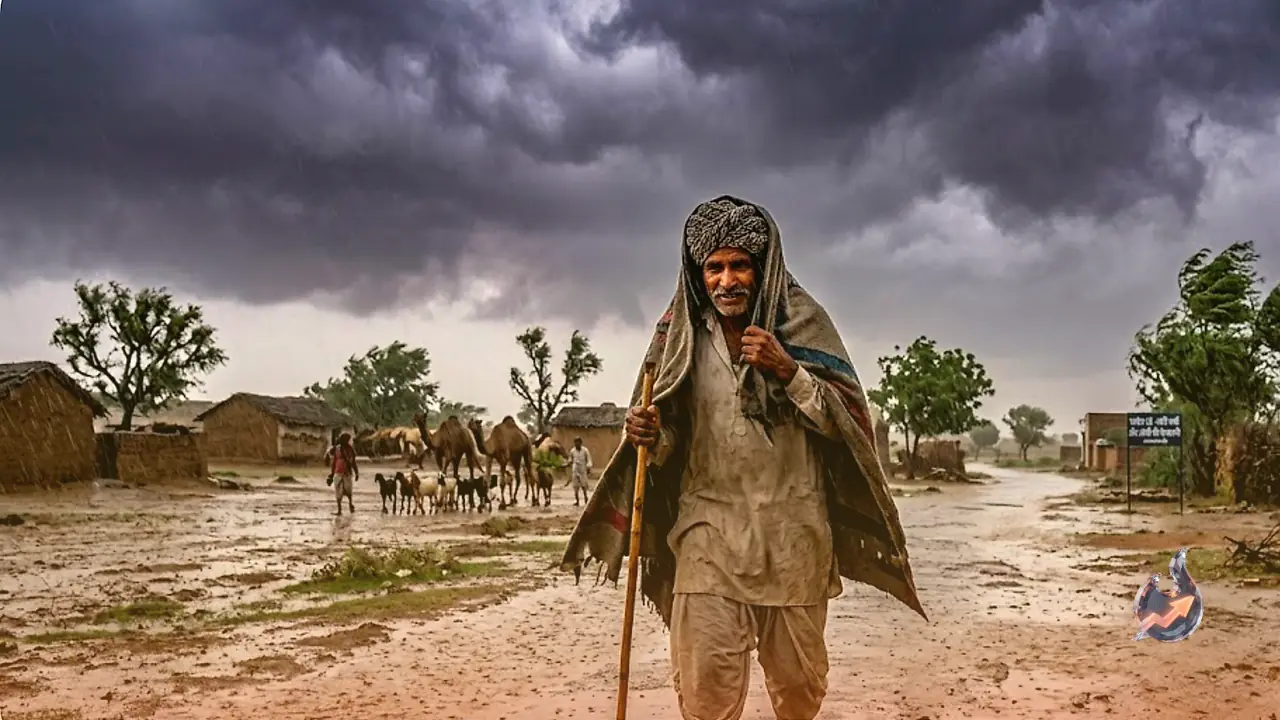 Storms and Rain Sweep Across Rajasthan as a Fresh Weather System Triggers Alerts in 21 Districts